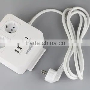 Competitive Price Top Sale 2 Germany Outlets With 4 Type A Usb Port and 1 Type C Usb Port thumbnail-1