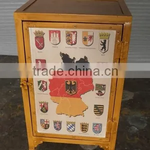 INDUSTRIAL BED SIDE TABLE thumbnail-1