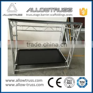 Handy Safe Aluminum DJ Adjustable Folding Table thumbnail-3