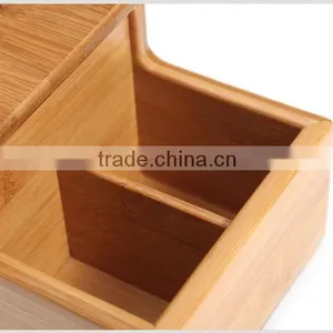 Totally Bamboo Multi-function Napkin/Tissue and Sundries Storage Box thumbnail-2