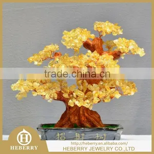 New Fashion Gemstone Tree Stone Crafts Citrine Crystal thumbnail-1