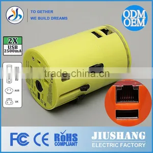 International Power Adapter and Travel With3.1A USB Charger - Cover Over 150 Countries thumbnail-3