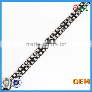 High Quality Bling Plastic Base Rhinestone Trim Jeweled Trims for Garments thumbnail-1