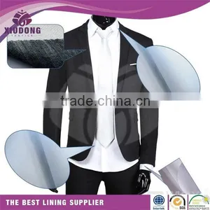 100% Polyester Non Woven Fusible Interlining for Suits Jacket Garment thumbnail-1