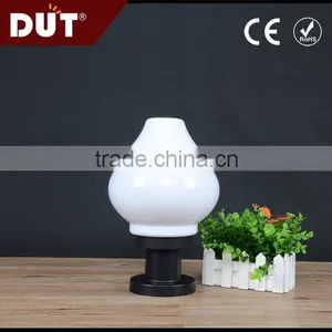 Outside Use Non-discoloring Opal White Acrylic Outdoor Plastic Fence Light Fixture thumbnail-1