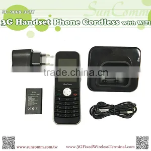 SC-9068-3GW Factory Price 2 SIP Account 3G Phone With VoiP Over 3G Networking thumbnail-1