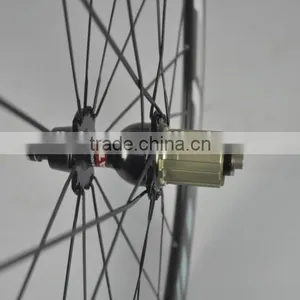 50mm FFWD Carbon Fiber Aluminum Alloy Road Bicycle Wheels for Sale,20 Carbon Bicycle Wheels 700c White Carbon Road Bike Wheels thumbnail-3