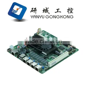 Atom D525 Four Gigabit Ethernet Routing Software Firewall Motherboard M5V thumbnail-1