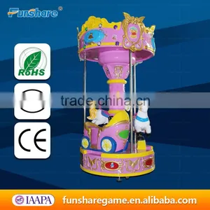 Funshare 2015 Cute Mini Fairground Rides Small Carousel For Sale Merry Go Round Carousel Machine thumbnail-1
