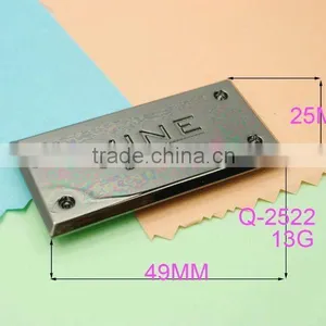 QF Metal Lable and Bag Accessories Q-2522 Gumetal Color thumbnail-1