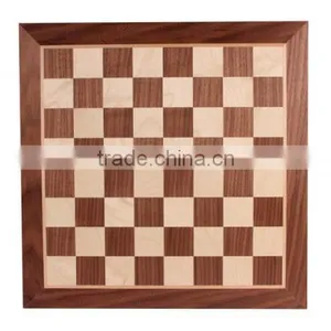 Flat Wooden Chess Board. Size 4+ thumbnail-6