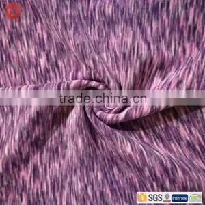Polyester Lycra Space Dyed Yarn Fabric for Gym Wear thumbnail-2