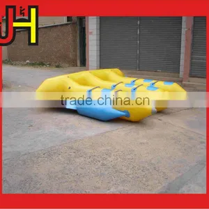 Popular JH Inflatable Plastic 6 Person Flying Banana Boat thumbnail-3