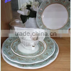 45% Bone China 72 PCS Porcelain Dinner Set thumbnail-1