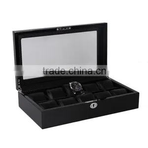 Chinese Factories Wholesale Custom Luxurious Wooden 10 Slot Watch Box, Piano Paint Beautiful Display Box thumbnail-2