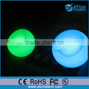 Rgb Color Changing Remote Control Light Glowing Sofa Chair,plastic Illuminated Round Apple Shape Bar Sofa thumbnail-1
