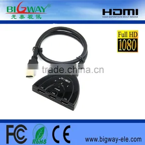 NEW HDMI Switcher 3x1 With 50cm Pigtail HDMI Cable thumbnail-2