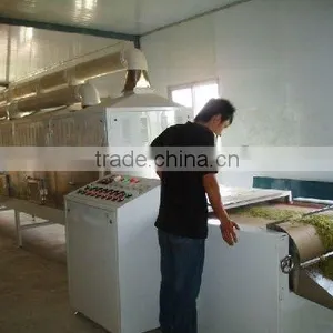 Microwave Dried Herb Tunnel Sterilizer /Conveyor Herb Sterilization Machine/Herb Sterilizer Machine thumbnail-1