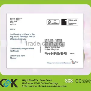 a4 Size 3D Luxury Christmas Card Printing 300g Art Paper thumbnail-3