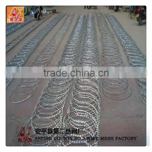 Concertina Barbed Wire/razor Barb Wire Fence/concertina Razor Wire Factory thumbnail-1