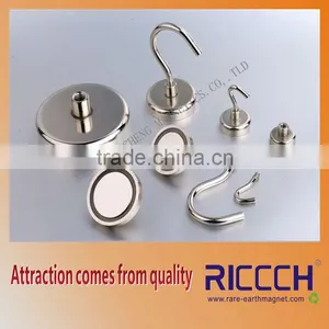 High Performance Internally Threaded Pin NdFeB Magnet thumbnail-1