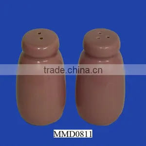 Japan Pink Gibson Ceramic Custom Salt and Pepper Shaker thumbnail-1