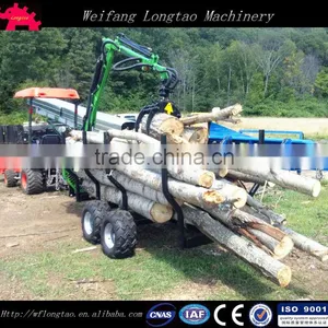 ATV and Quad Bike Log Trailer With Crane With CE Approved thumbnail-1