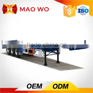 2017 Unique 3 Axles Used Skeleton Container Semi Trailer for Sale thumbnail-5