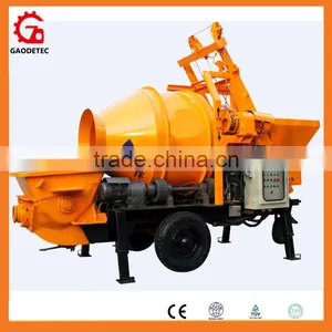 China Made Hydraulic Concrete Pump With Mixer Machine China Price thumbnail-1