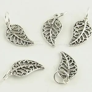 DIY-сережкинные украшения из серебряных листовых бусин для браслетов thumbnail-5