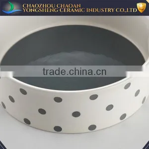 Ceramic Handpaint Fine Pet Products Pet Bowl Feeder thumbnail-2