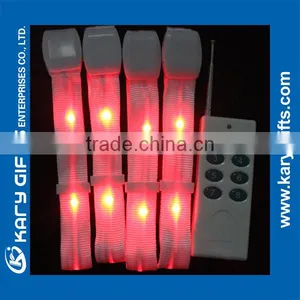 Concert Event Used Led Bracelet Activated Nylon Led Remote Wristbands thumbnail-2