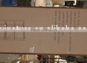 Folding Metal Storage Shelf With Mesh Ironing Board thumbnail-6