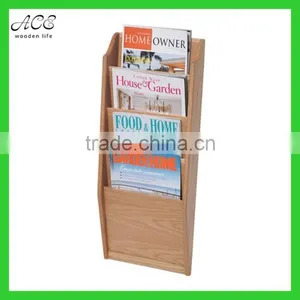 Wooden Wall Magazine Rack thumbnail-1