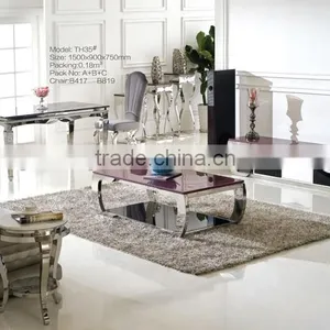 High Quality Best Seller Long Lifetime Marble Top TV Stand E347 thumbnail-1