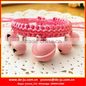 Pink Large Bell Pet Dog Collar thumbnail-1