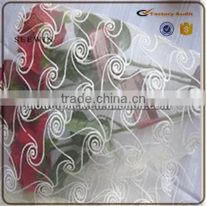 Exquisite High Quality Foam Organza Fabric Roll for Flower Wrapping thumbnail-1