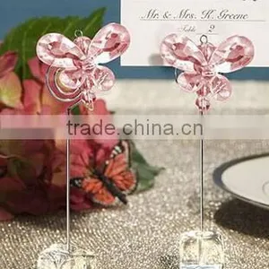 Wedding Table Decoration Crystal Place Card Holder thumbnail-3