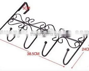 Metal Over The Door Hanging Hooks thumbnail-4