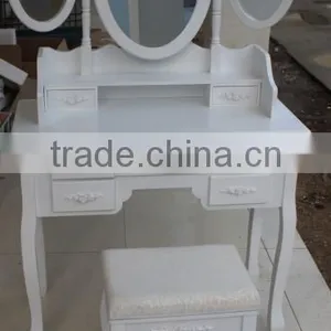 Black Dresser With Three Pieces Mirrors thumbnail-6