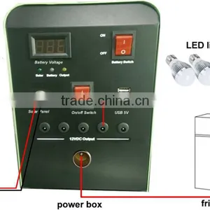 50L Solar Powered Household DC Compressor Upright Fridge thumbnail-2