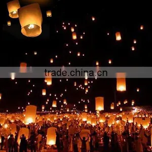 2015 Cheap Wholesale ECO-friendly Chinese Paper Flying Sky Lantern for Christmas thumbnail-5