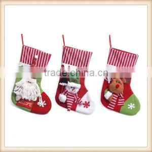 Xmas Candy Bag Christmas Gifts Tree Ornament Stocking Santa Snowman Sock Decor thumbnail-1