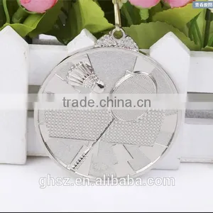 Hot Sale Zinc Alloy Badminton Medal for Wholesale thumbnail-3