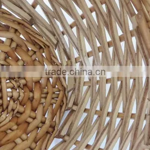 Handled Wedding Colored Wicker Flower Girl Baskets thumbnail-4