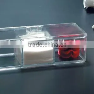 New Design Transparent Three Case Cosmetic Organiser Box thumbnail-4