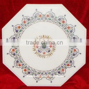 Marble Antique Inlay Table Tops thumbnail-1
