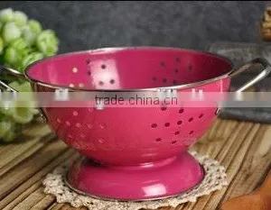 High Quality Colorful Metal Fruit/ Candy Rack Colander thumbnail-1