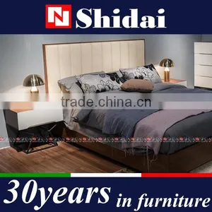 2017 Upholstered Headboard Latest Divan Wooden Box Bed Designs B-831L thumbnail-2