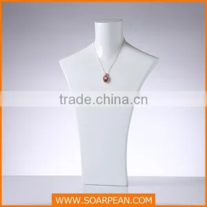 Fiberglass Neck Mannequin Used For Jewelry Display Stand thumbnail-2